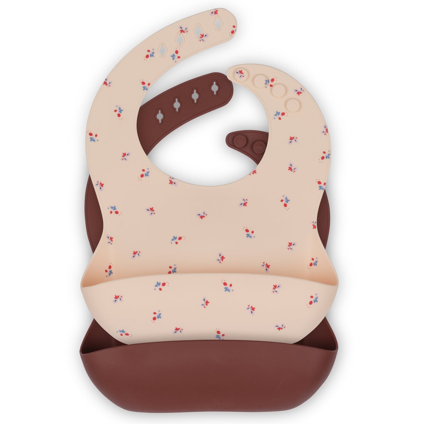 Bavoir silicone Konges Slojd Bloom/Bordeaux