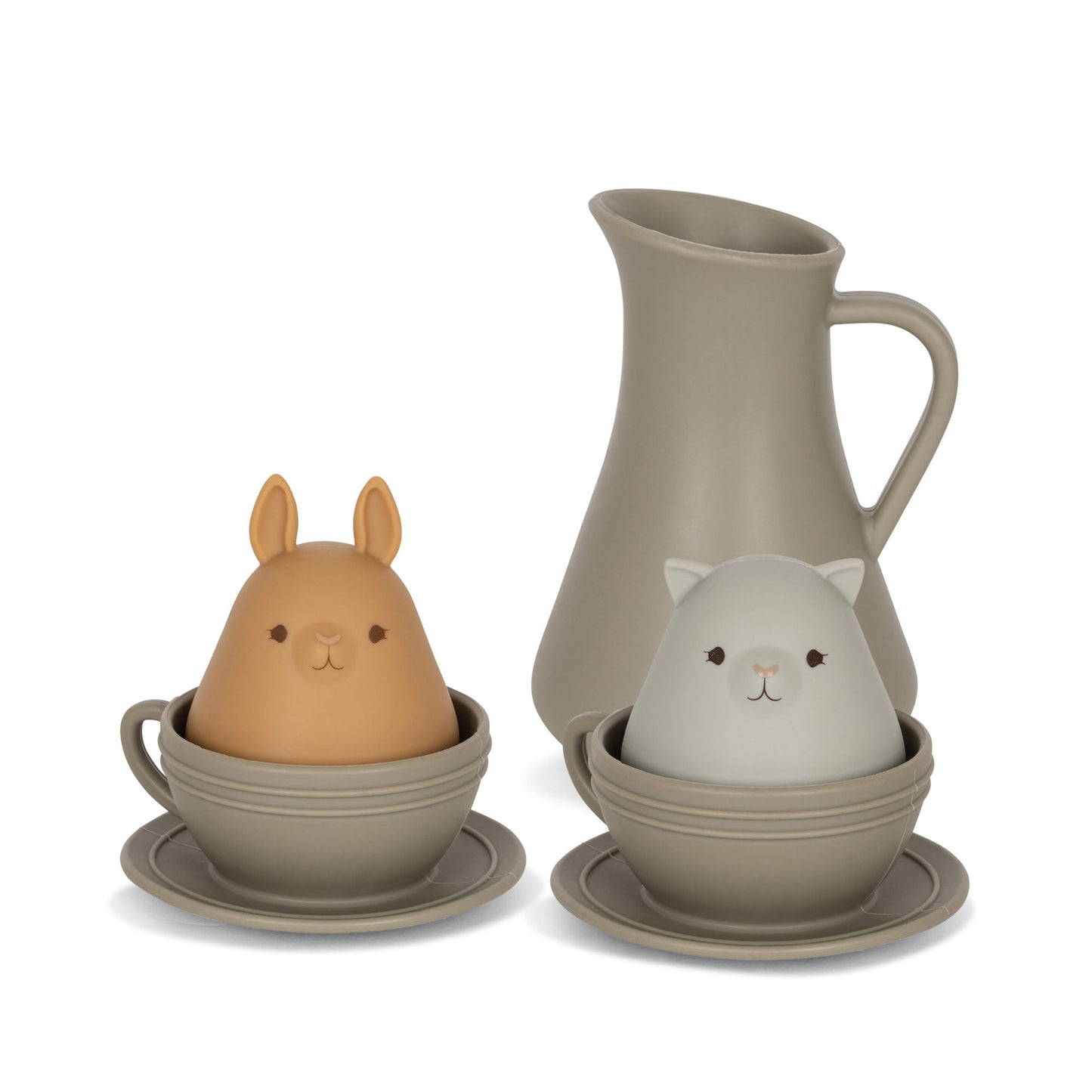 Konges Slojd - Jouets de bain en silicone - dinette - Petit Muxu Concept Store