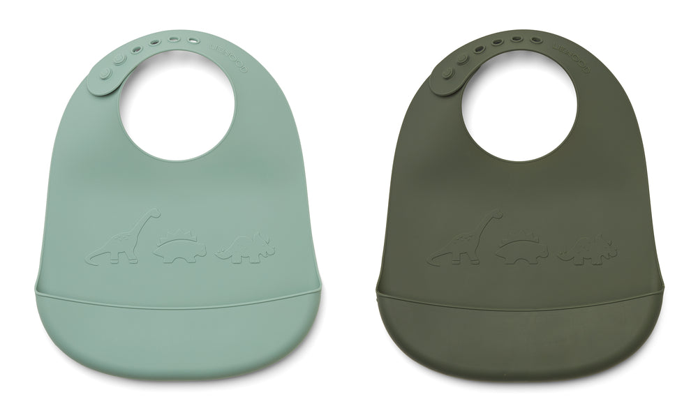 Lot de 2 Bavoirs en Silicone Tilda Liewood