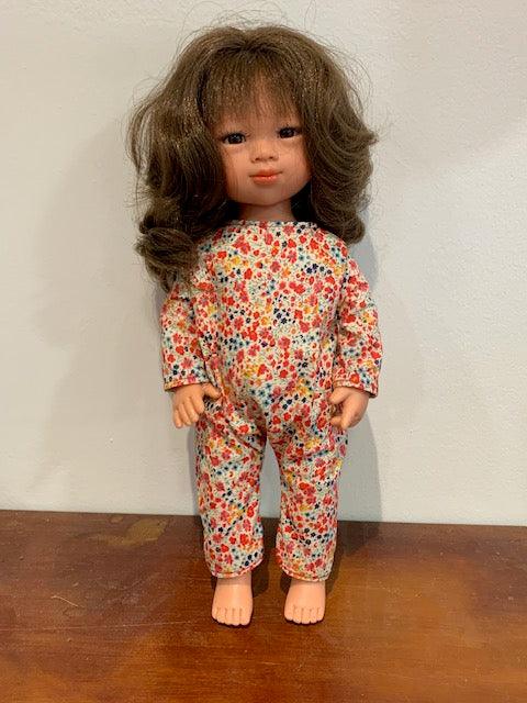 Les Petits Bobos - Poupée brune 36 cm Lou - Petit Muxu Concept Store