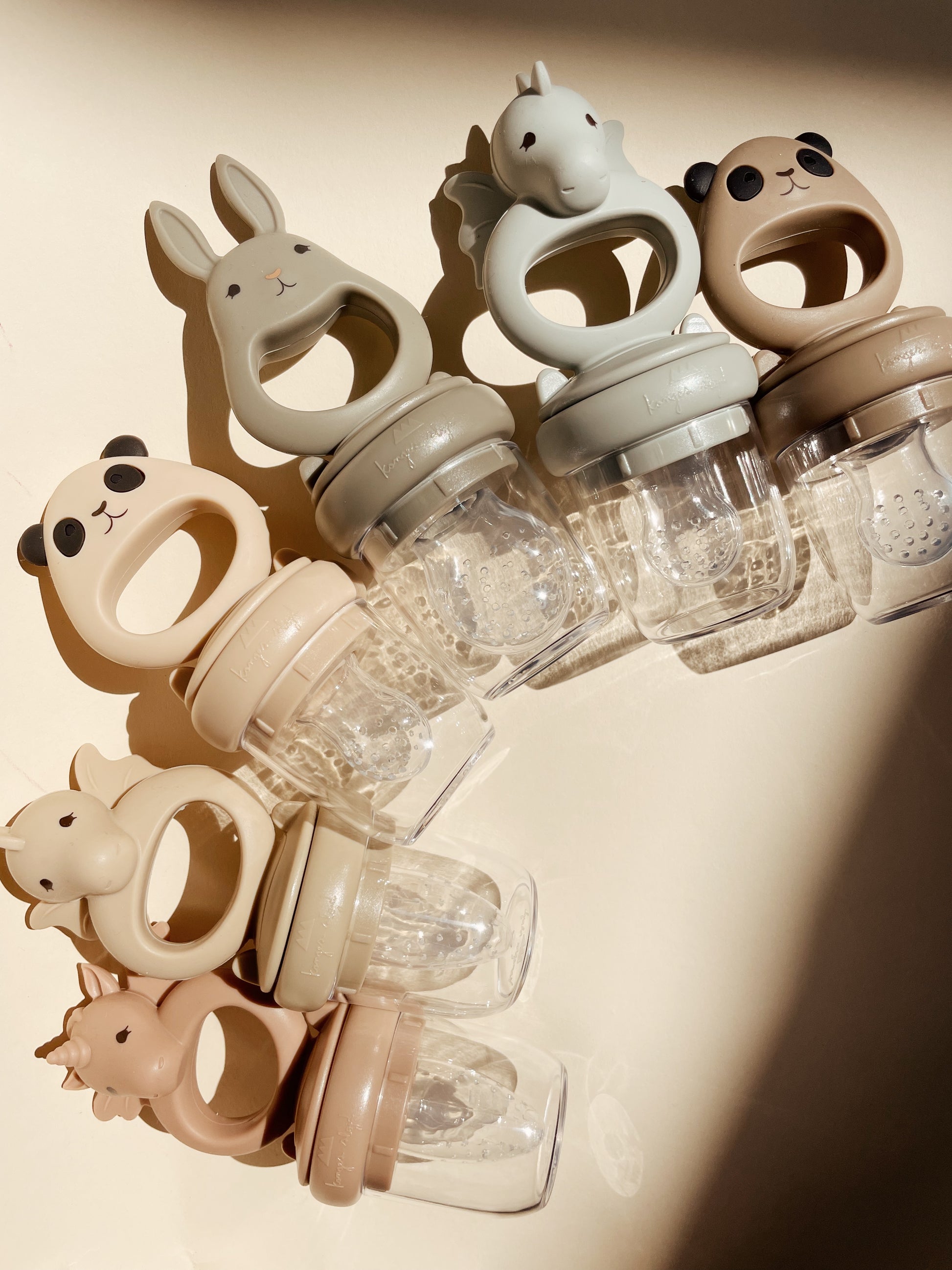 Tétines Grignoteuses Licorne et Panda - Set de 2 pour DME