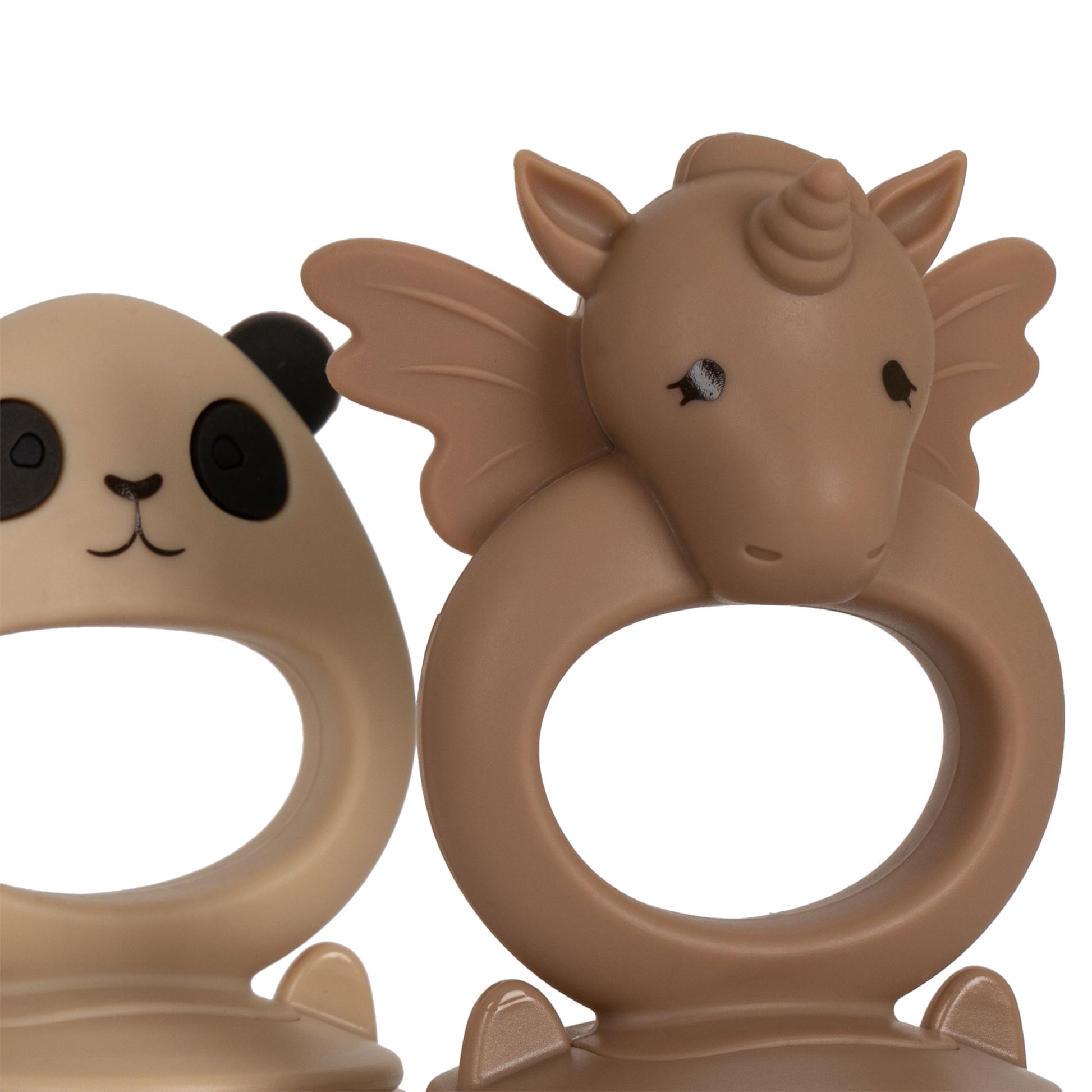 Tétines Grignoteuses Licorne et Panda - Set de 2 pour DME