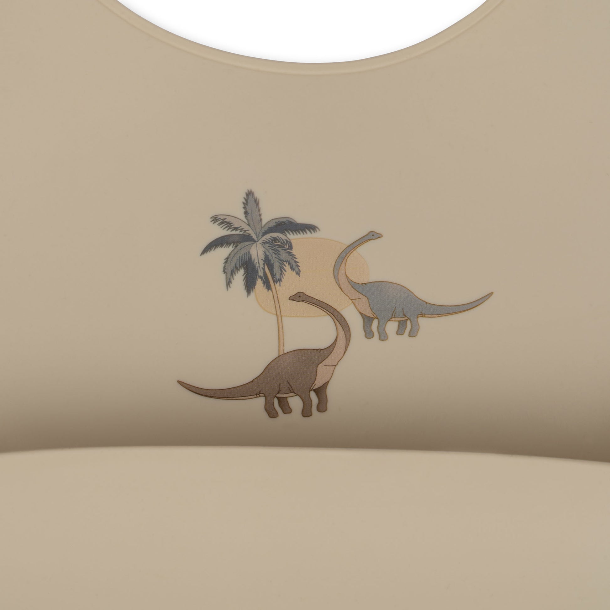 Lot de 2 Bavoirs en Silicone - Motif Dino pour Bébé