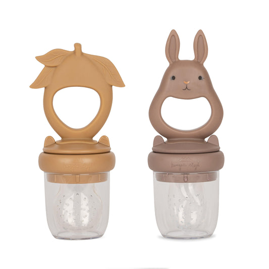 Grignoteuses Konges Slojd Bunny & Lemon - Hortensia/Almond - Tetine DME