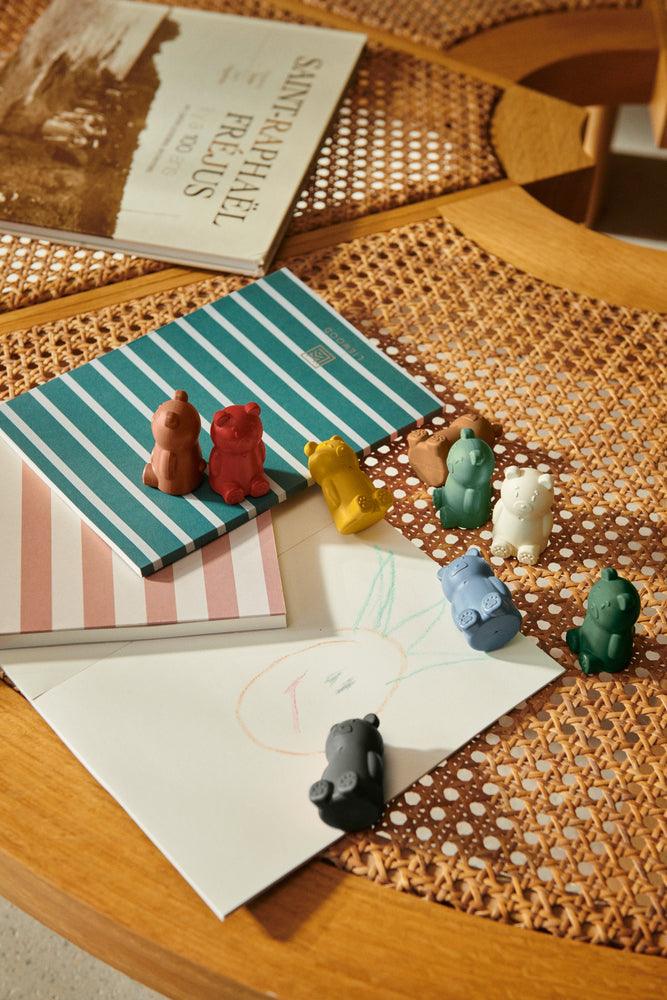 Liewood - Crayons gras nounours Wallace - Petit Muxu Concept Store