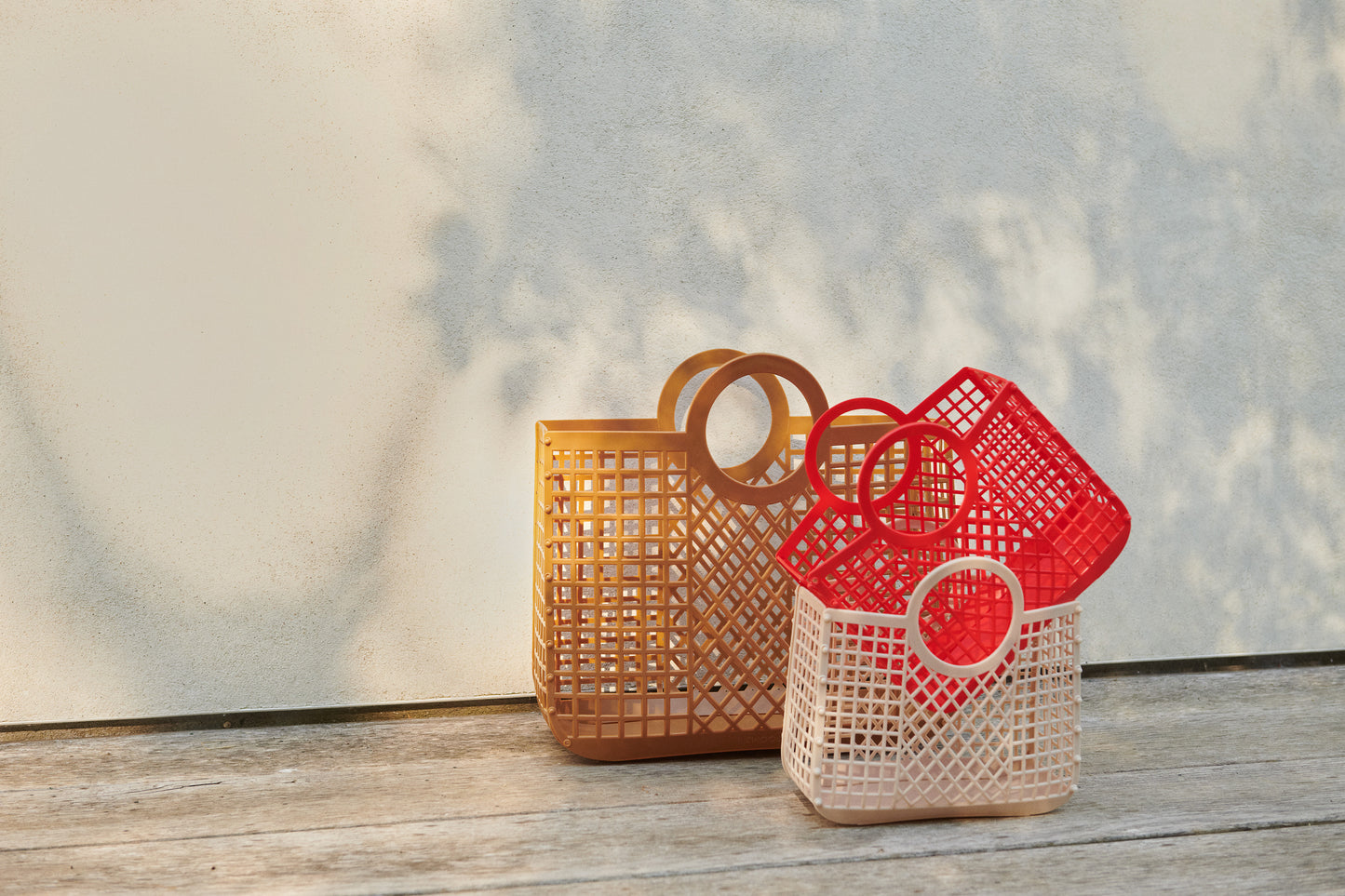 Panier Samantha - Petit Sac de Plage pour Enfant en LPDE Recyclé, Design Bohème Chic