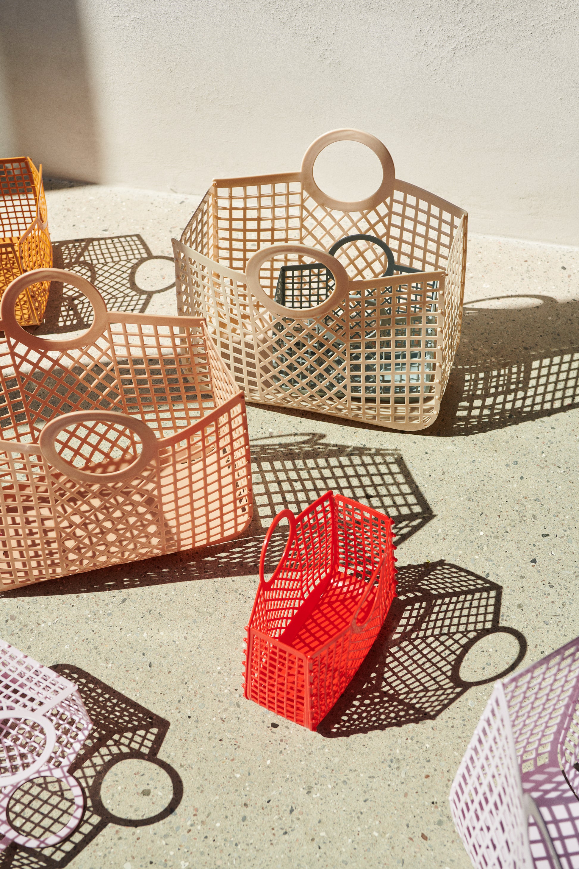 Panier Samantha - Petit Sac de Plage pour Enfant en LPDE Recyclé, Design Bohème Chic