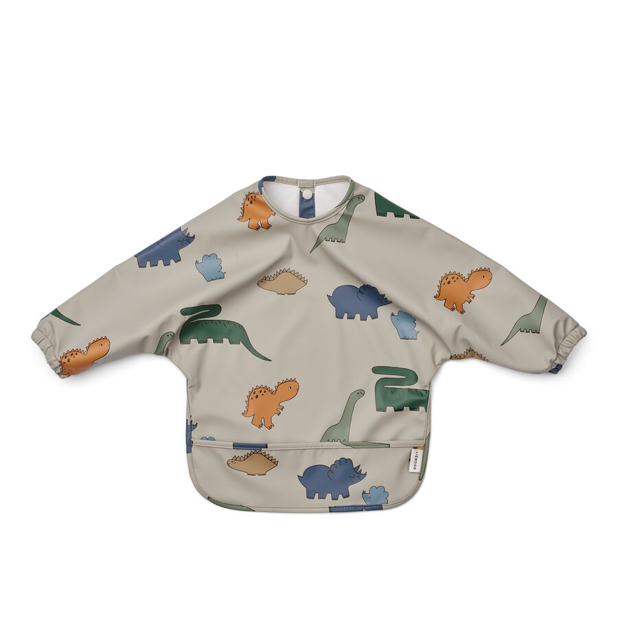 Liewood - Bavoir tablier merle Dinosaures