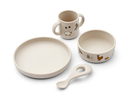 Liewood - Coffret repas bébé Vivi imprimé