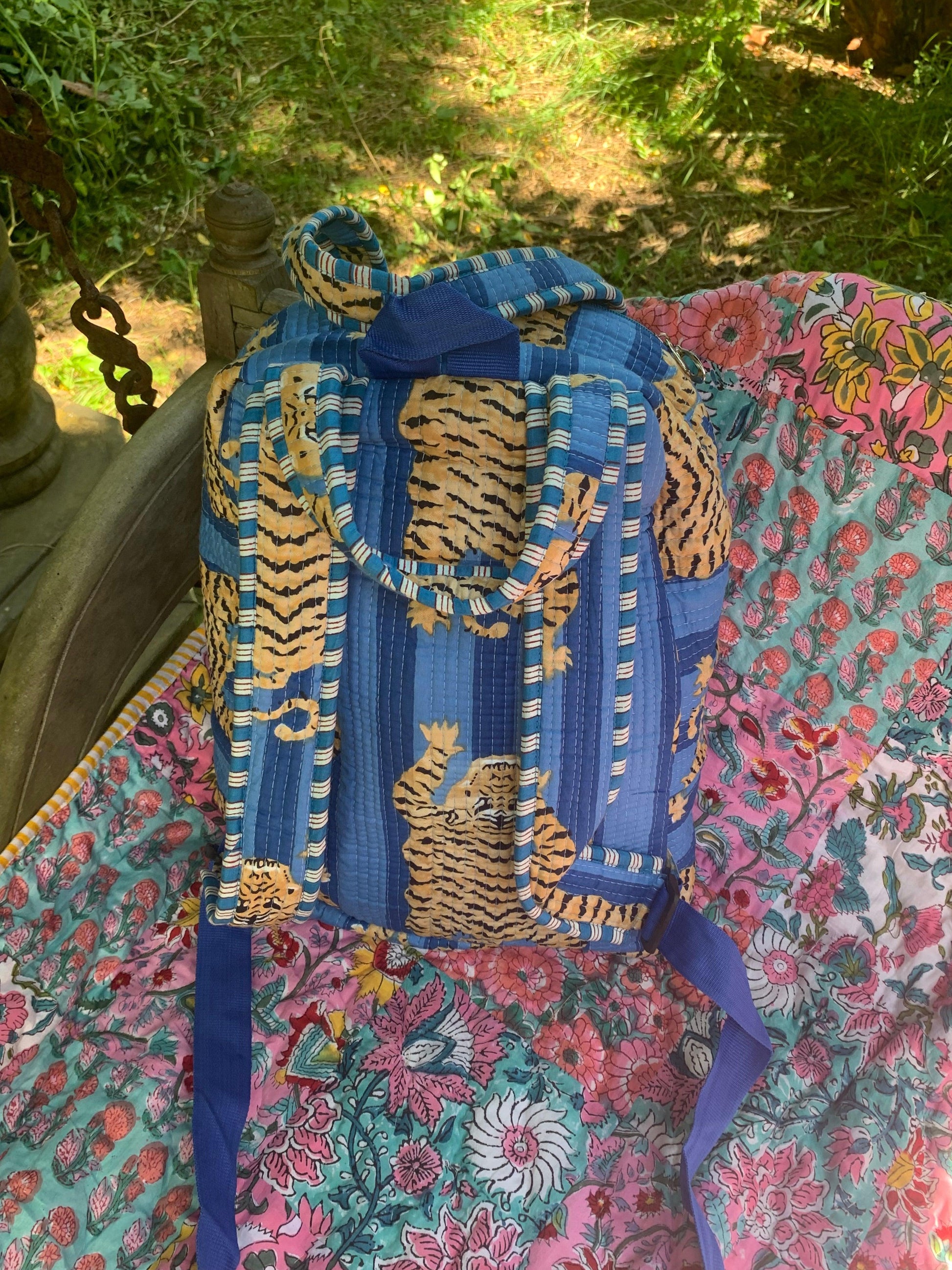 Sac à dos maternelle imprimé tigre