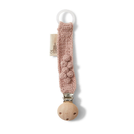 Image d'une attache-tétine en crochet.