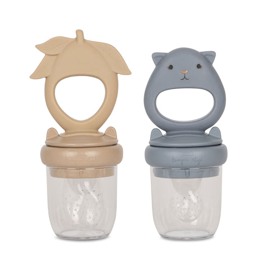 Grignoteuses Konges Slojd Hamster & Lemon - Warm Clay/Quicksilver - Tetine DME