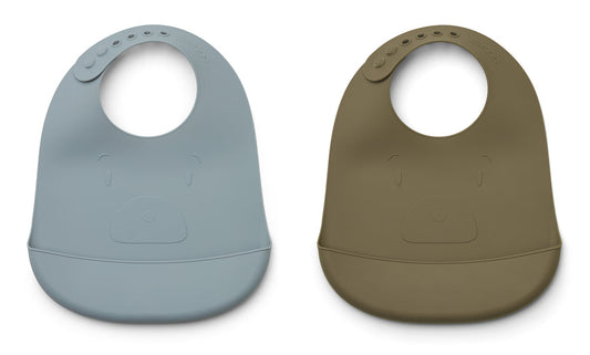 Lot de 2 Bavoirs en Silicone Tilda Liewood